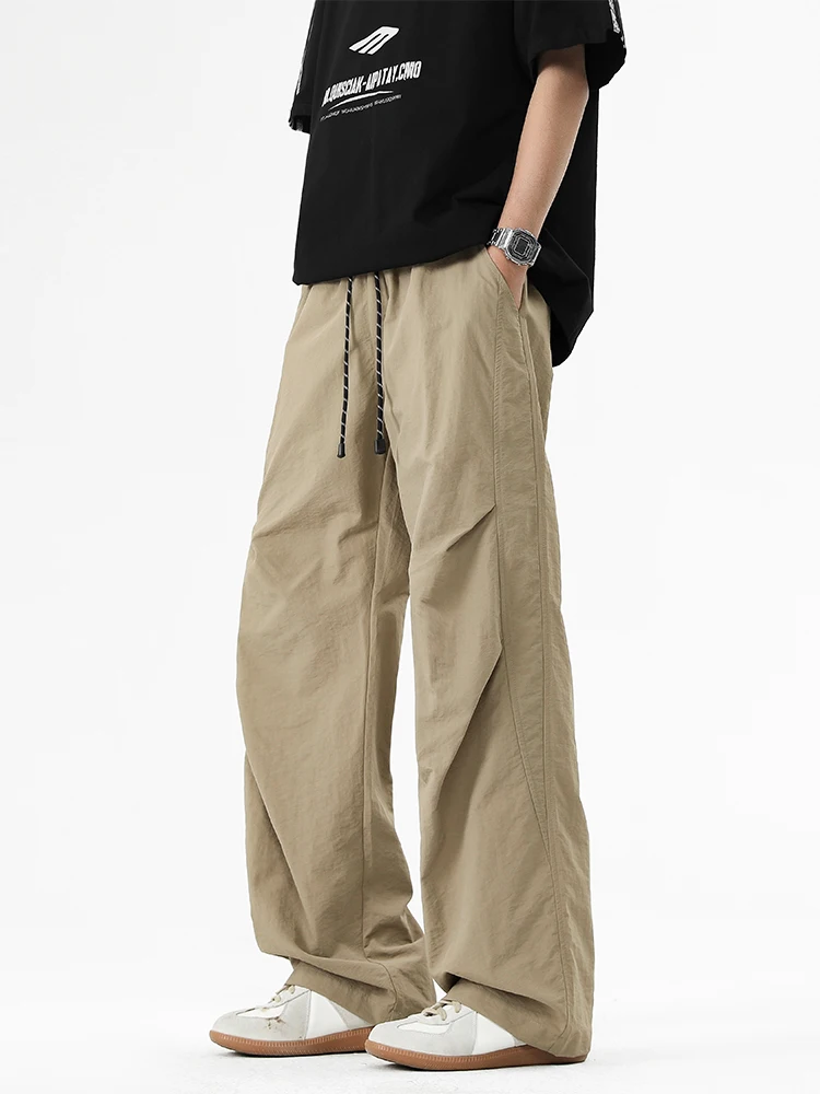 

Qui Dry, повседневная прямая рабочая одежда для скалолазания на открытом воздухе, брюки, мужские весенне-осенние модные молодежные брюки для активного отдыха