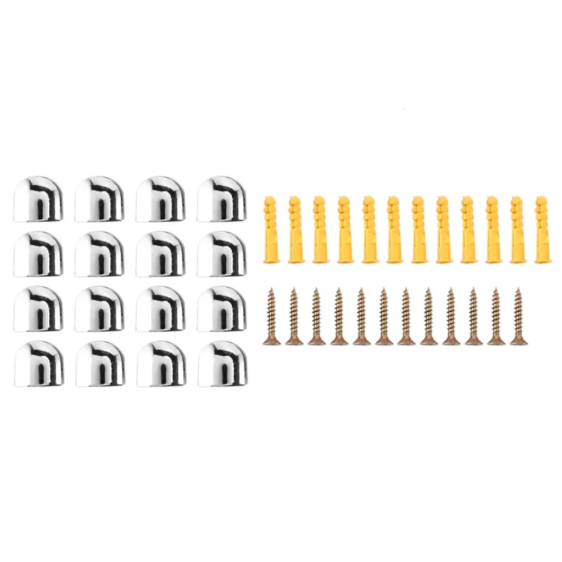 

ABGR-60Pcs Glass Brackets Adjustable Zinc Alloy Glass Clip Shelf Clamp Holder Flat Back Mount Holder For Staircase Handrail