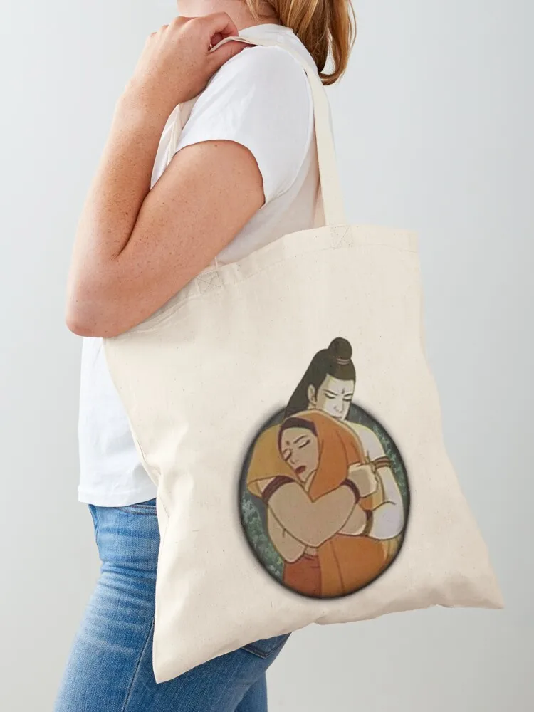 

Sacred Love: Sita Ram Tote Bag canvas bags cute pouch bag bag for beach Women's shopper