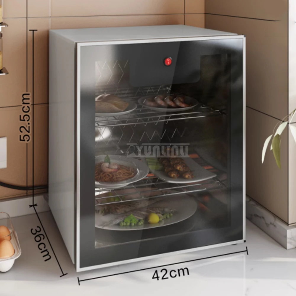 55L Intelligent Food Insulation Cabinet Showcase Winter Meal Thermostatic Cabinet Commercial Food Display Cabinet