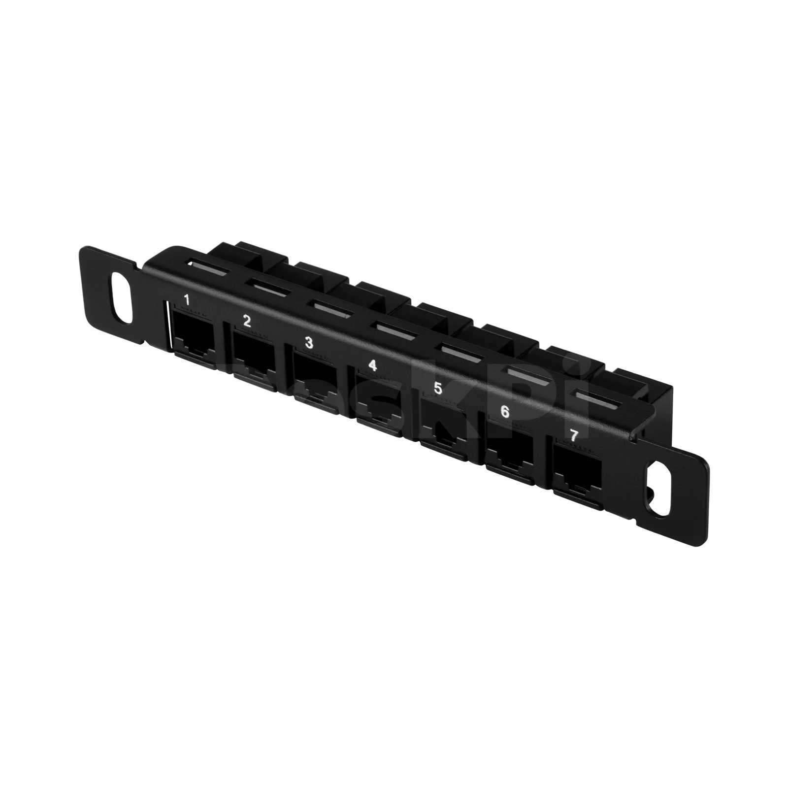 

DeskPi RackMate 7 inch 0.5U CAT6 Network Patch Panel with 7 Ports for TT Server Rack/Network Cabinet