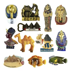 Africa Egypt 3D Fridge Magnets Tourism Souvenir Refrigerator Magnets Sticker Collection Handicraft Gift Decoration Articles