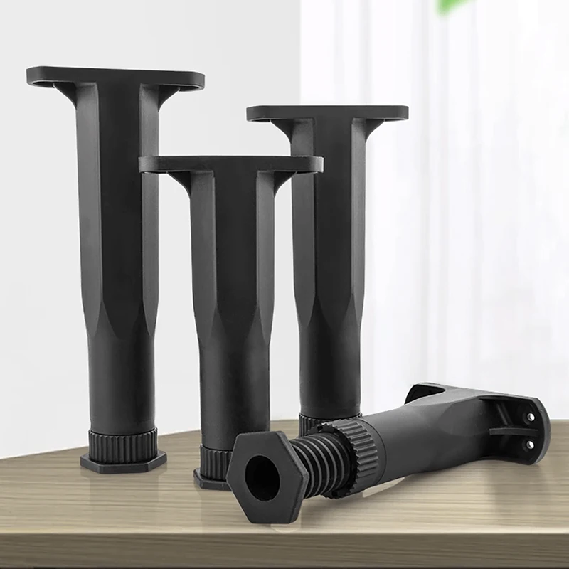 1 قطعة خزائن الأرائك أرجل الطاولة خزائن الحمام أرجل السرير قابل للتعديل الأثاث الأقواس البلاستيكية دعم إكسسوارات الأجزاء الداخلية للكمبيوتر