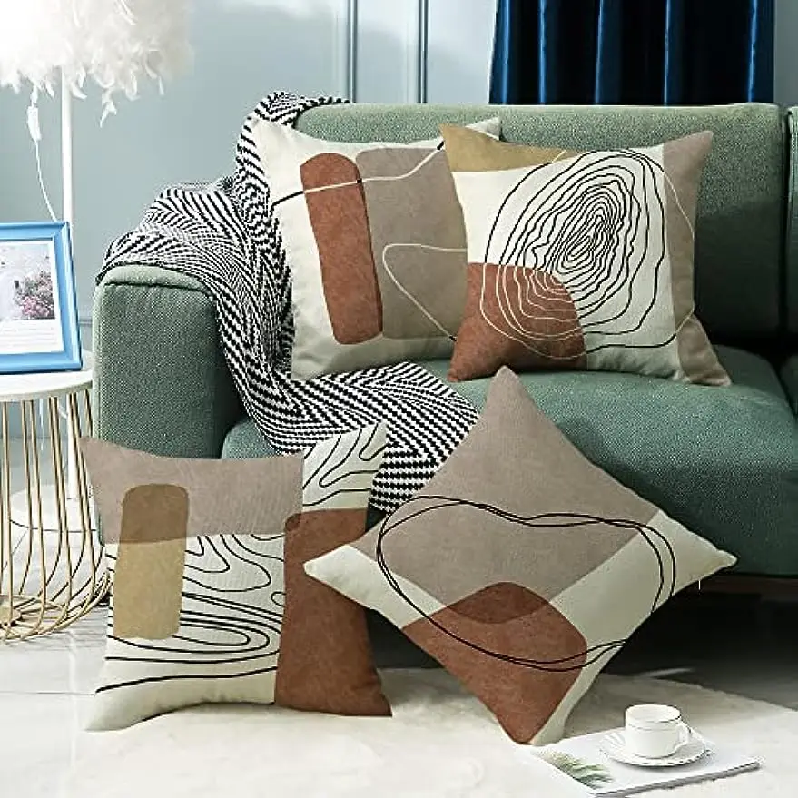 Throw pillowcase bohemian pillowcase modern geometric abstract decorative cushion cover sofa home décor