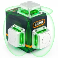 12 Lines 3D Lazer Level Machine Green Beam 360 Degree Tool Self-Leveling Laser Level with Bracket