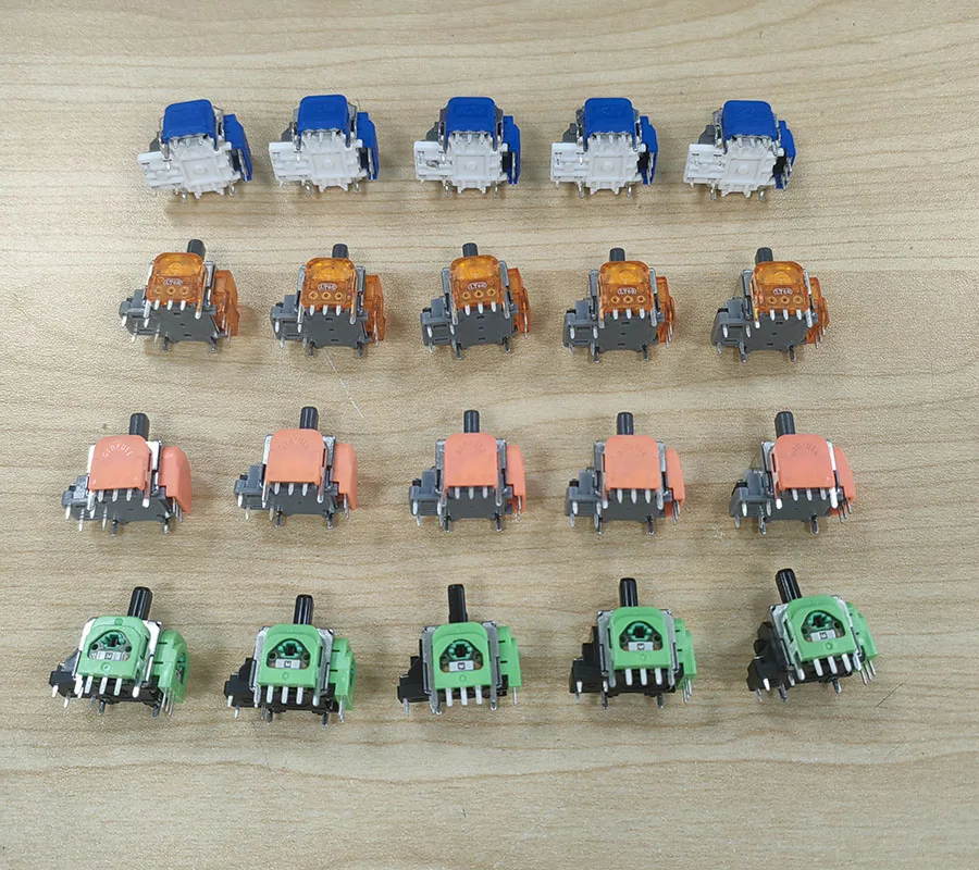 5 Piezas Palanca TMR Electromagnética K-Silver JS13 PRO+ Sin Deriva para Control de PS5, Piezas de Repuesto de Palanca Analógica 3D 6