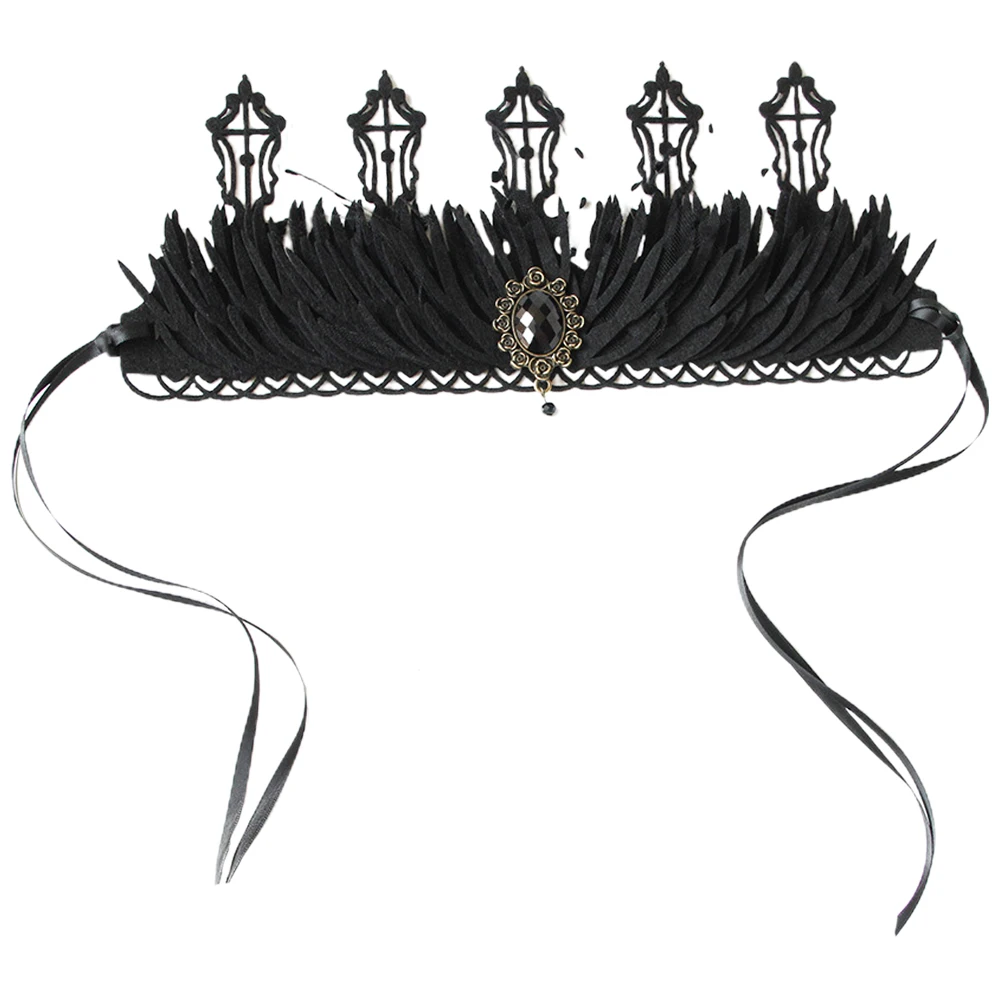 

Halloween Retro Crown Princess Costume Accessories Wedding Crowns for Girls Miss Vintage Headpiece