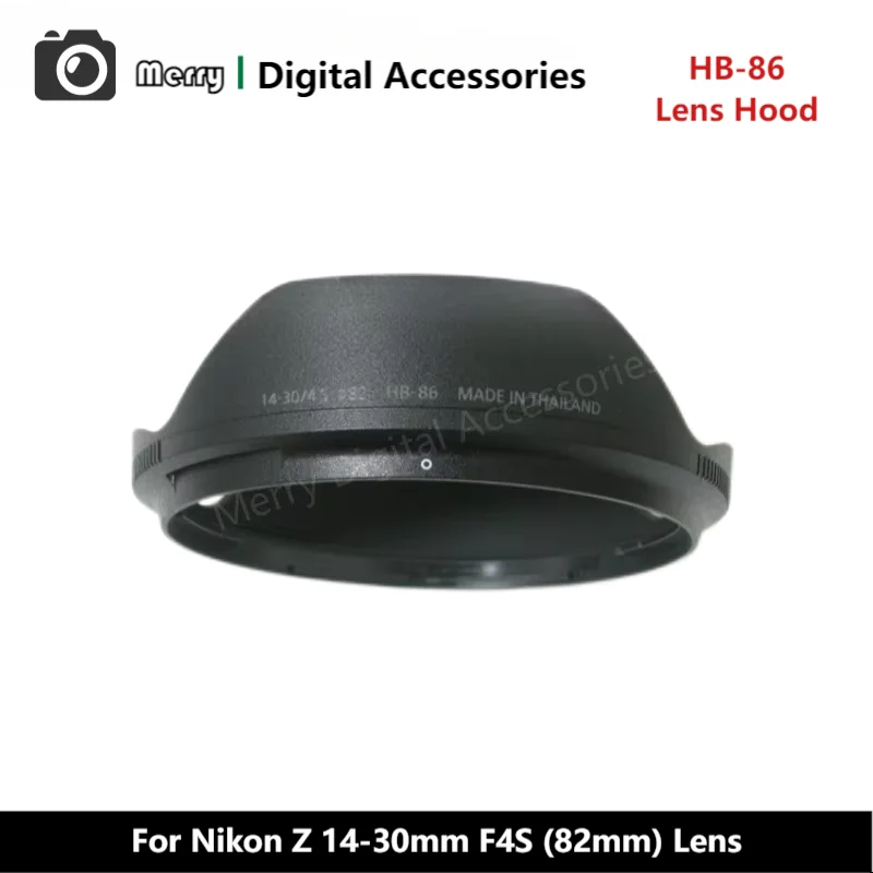 New Original Genuine Front Lens Hood HB-86 For Nikon NIKKOR Z 14-30mm F4S (82mm) Lens Z14-30 14-30/4S Z14-30/4S