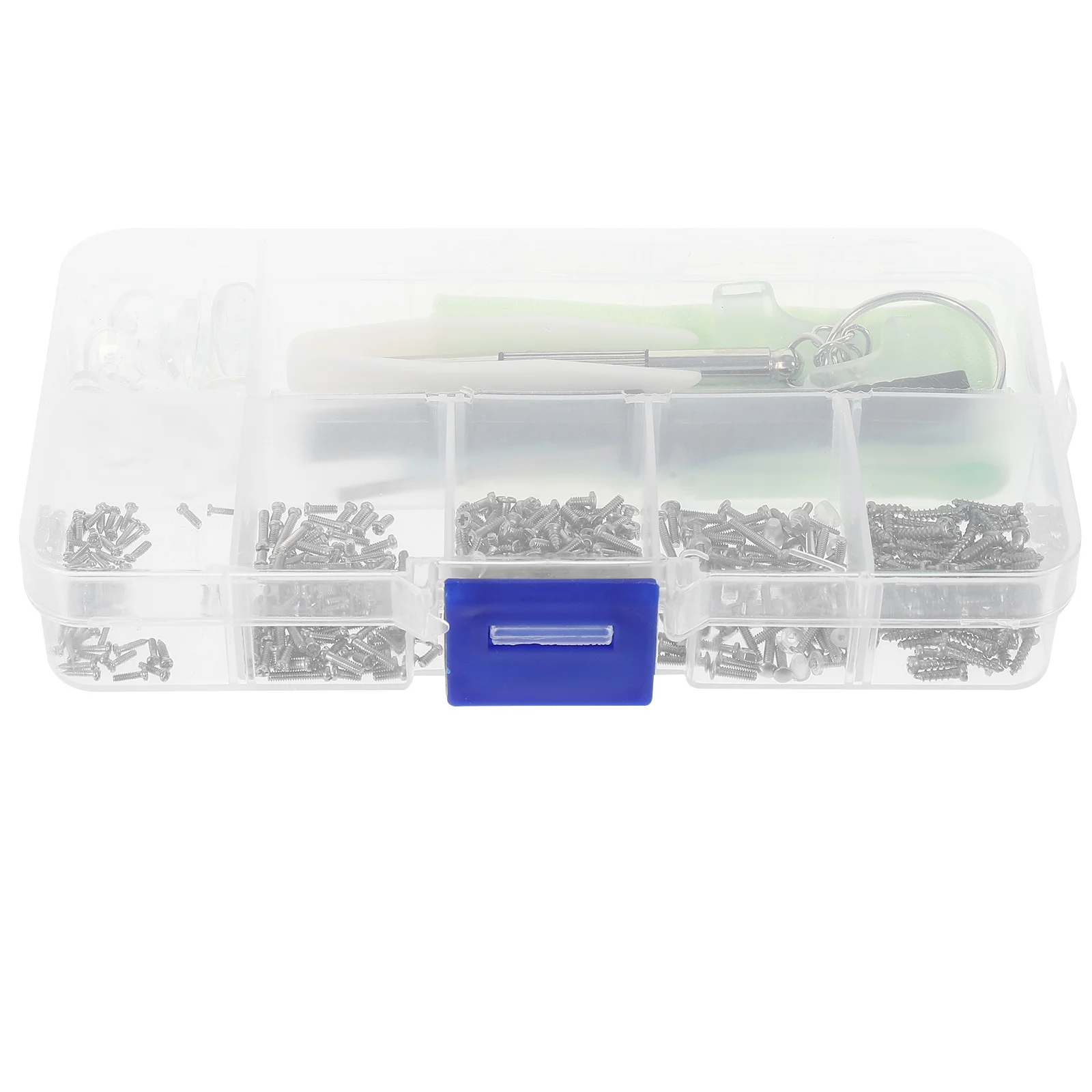 

1Set Eyeglasses Repair Tool Set with Anti Slip Nose Pads and Replacement Screws for All Glass Frames Fast Fixing