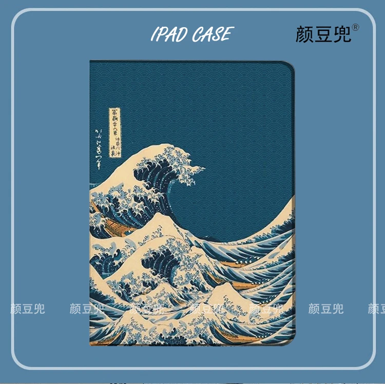 

Ukiyoe The Great Wave off Kanaga For iPad 10.2 9th 10th Air 3 Mini 6 7 Case Luxury Silicone Pro 12.9 11 For iPad Air 4 5 6 Cases
