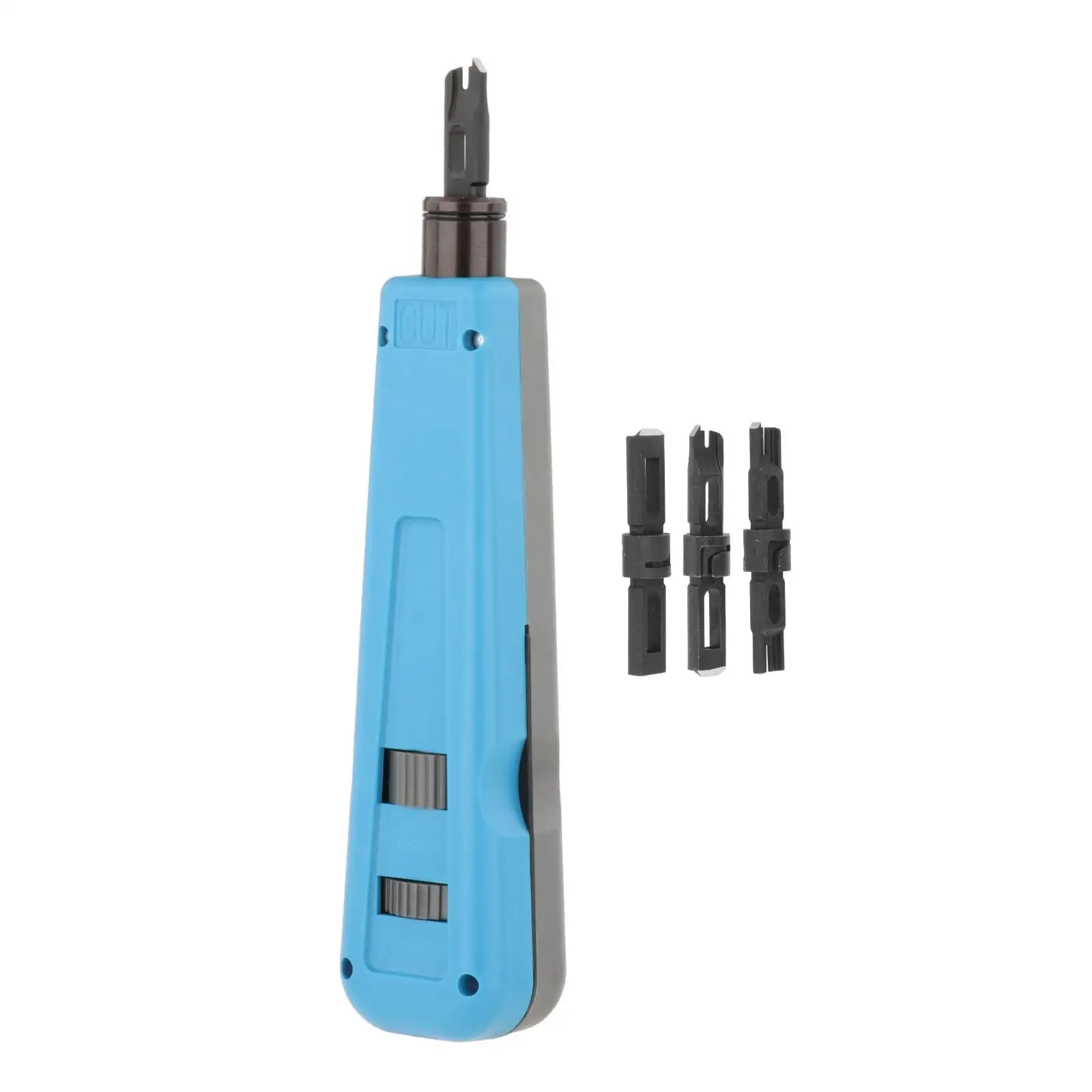 Punch Down Tool with 110/66 110/88 Blade Professional Universal Impact Terminal Insertion Tools Multi Function for LAN Ethernet