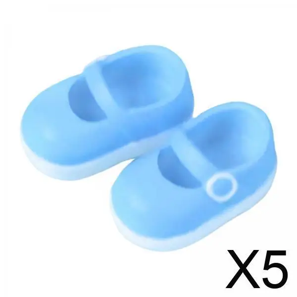 BJD Dollhouse Shoes 1 12 Scale Silicone Miniature Figure Boots for Action Figure Collection