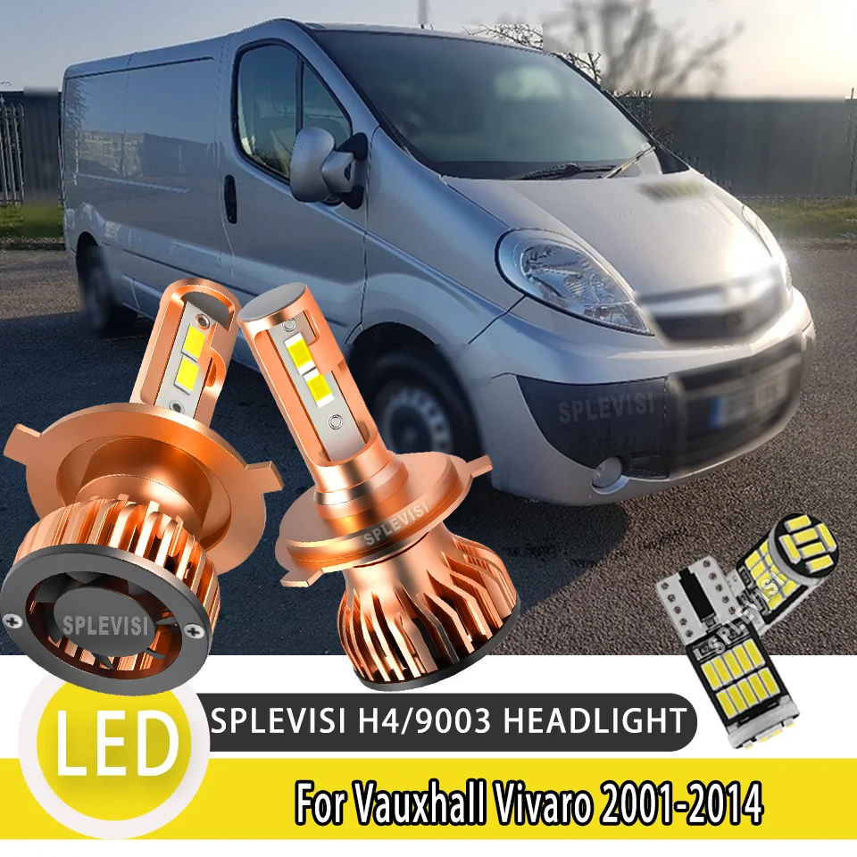 

Водонепроницаемые и ударопрочные высокопроизводительные светодиодные фары 9003 H4 для Vauxhall Vivaro 2001-2014 годов выпуска