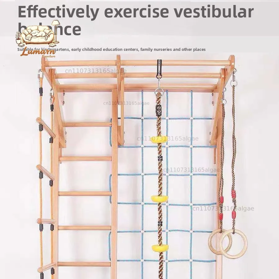 Children's home climbing frame Indoor early education climbing wall Sensory integration climbing net Kindergarten family com