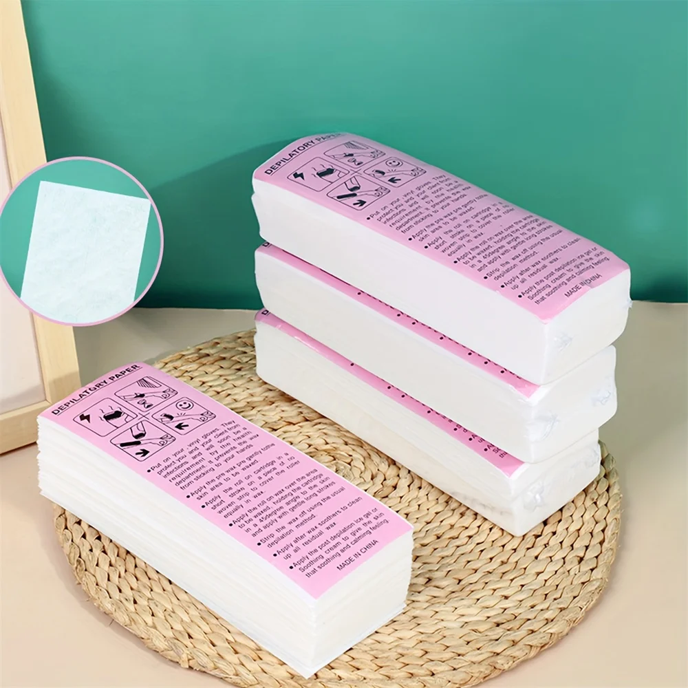 

50/80/100/200pcs Removal Nonwoven Body Cloth Hair Remove Wax Paper Rolls High Quality Hair Removal Epilator Wax Strip Paper