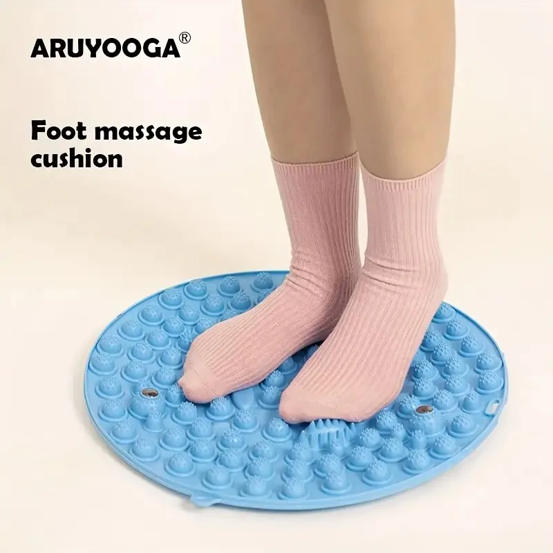 Foot Massage Mat Acupressure Mat Foot Reflexology Walking Toe Plate Magnetic Therapy Acupressure Disc  Pressure point Pads Board