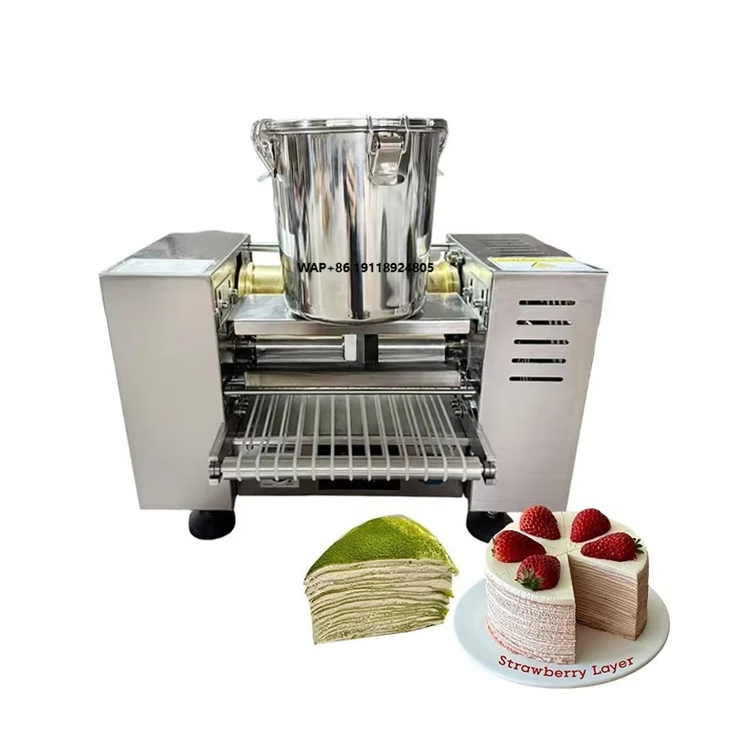 Commercial 8 Inch Miller Crepe Cake Machine Lasagna Cake Pancake Miller-fyer Cake Crust Machine for Sale
