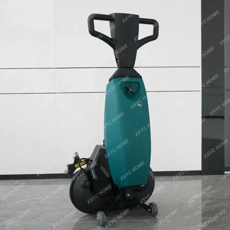 Office battery powerful suction auto scrubber supermarket cleaning equipment mini floor scrubber