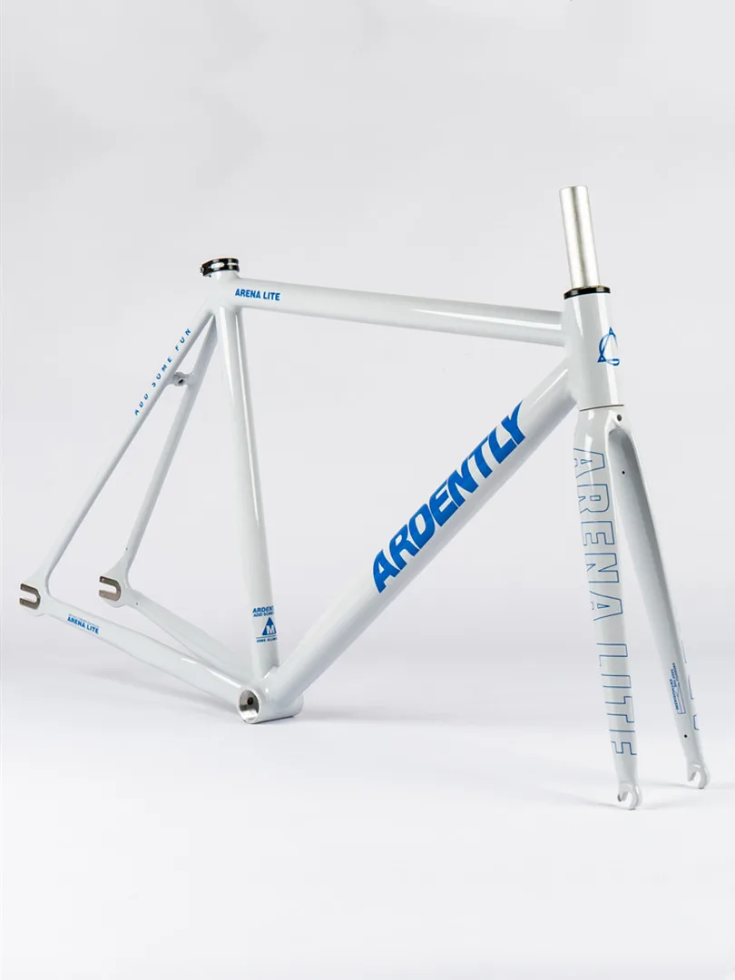 AliExpress Ardently Lite Frameset 700C Aluminum Fixed Gear Frame & Fork Track Fixie Bike 50CM 52.5CM 55CM Single Speed Bicycle Parts