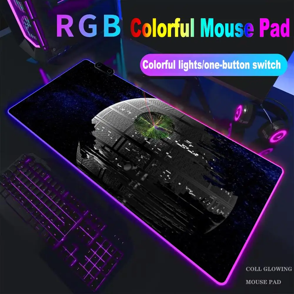 

Alien planet Mouse Pad High-end E-sports Mouse Pad Mouse Pad RGB Mouse Pad LED Pc Large Student Writing Pad Gamer Luminous Desk