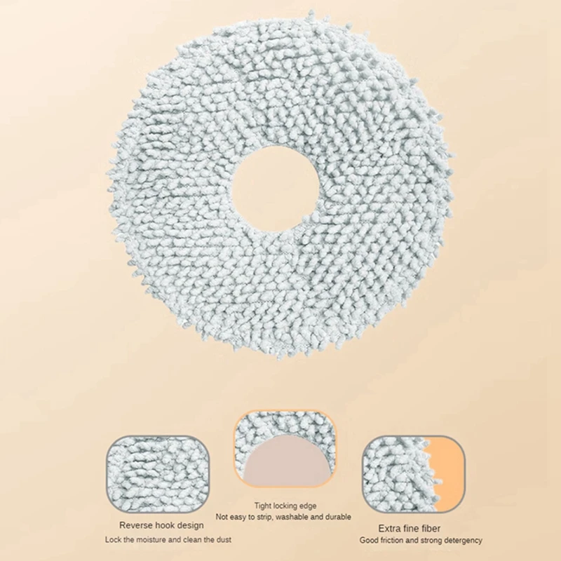 อะไหล่สำหรับหุ่นยนต์ดูดฝุ่น Xiaomi + S10บวก B105 S10ดูดฝุ่นที่กรอง HEPA ผ้าถูพื้น15ชิ้น