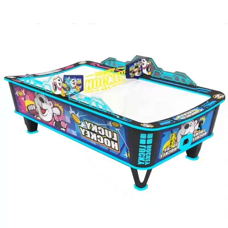 Newest Electric Indoor Air Hockey Arcade Machine Coin Operated Star Sport Game Fun Amusement Equipment for Sale view 2