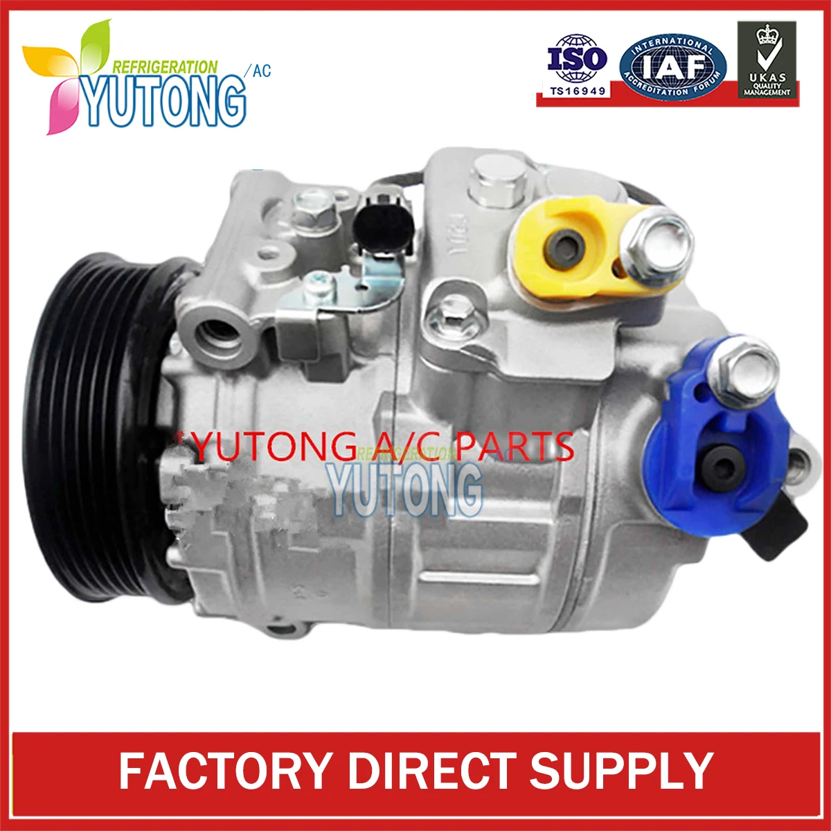 Ac air conditioning compressor 7SBU17C for BMW X5 F18 PV8 2008-2010 64509196890 64529165808