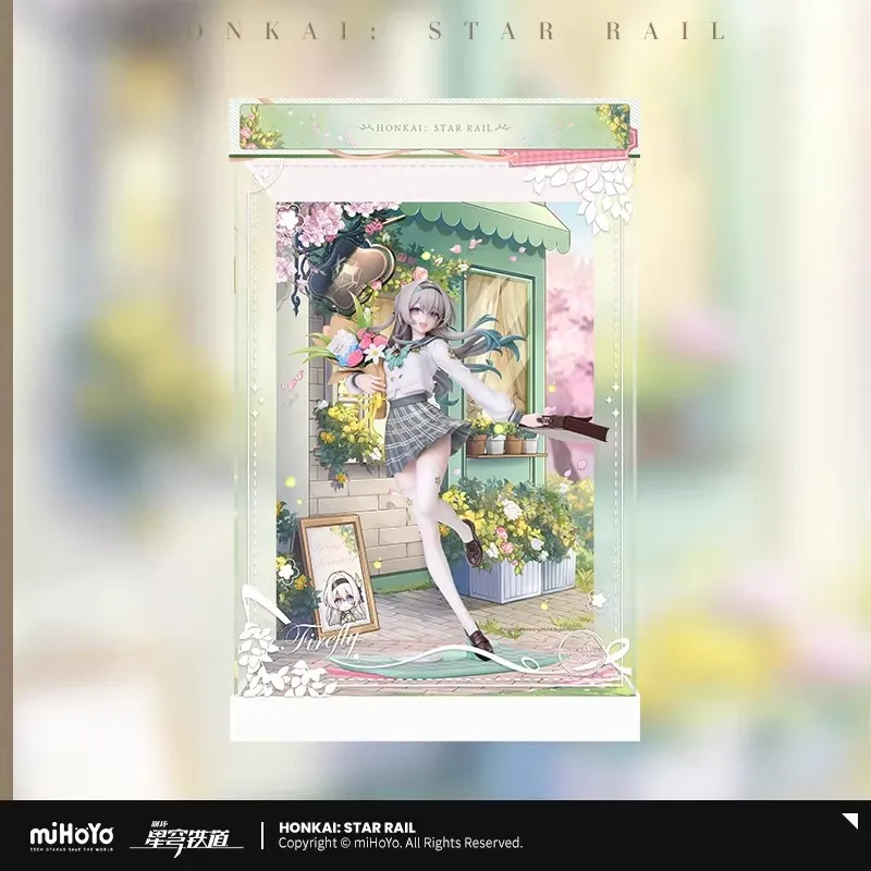 [Genuine] miHoYo Game Firefly Display Box Honkai Star Rail Firefly 1/8 Doll Display Box Desktop Ornament Cosplay Halloween Gifts
