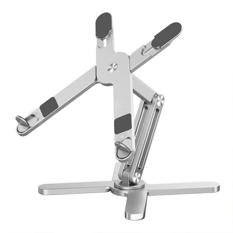 

Laptop bracket 360 ° rotating lifting aluminum alloy computer bracket notebook desktop bracket