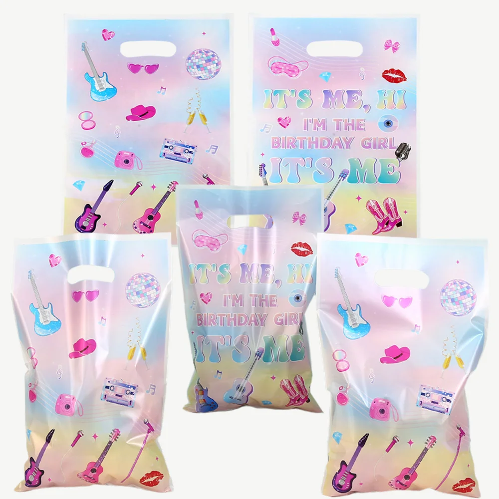 

30 Pcs Pink Music Goodie Bags Girls Birthday Baby Shower Sing Girls Teens It’s Me Birthday Bachelorette Holiday Gift Bags