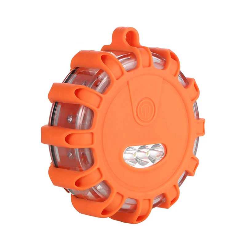 Trucks Vehicle Car Orange LED Emergency Lights Flare 9 Modes Safety Warning USB Rechargeable Flashing Lamp