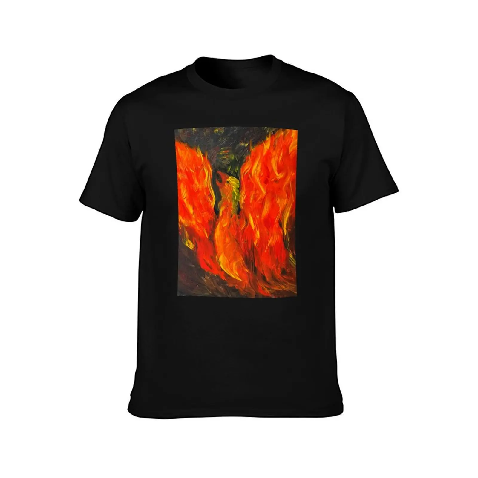 ..and From The Ashes She Is Reborn Phoenix. Alexandra Collection T-Shirt Daily Work Short Sleeve Top T-Shirt