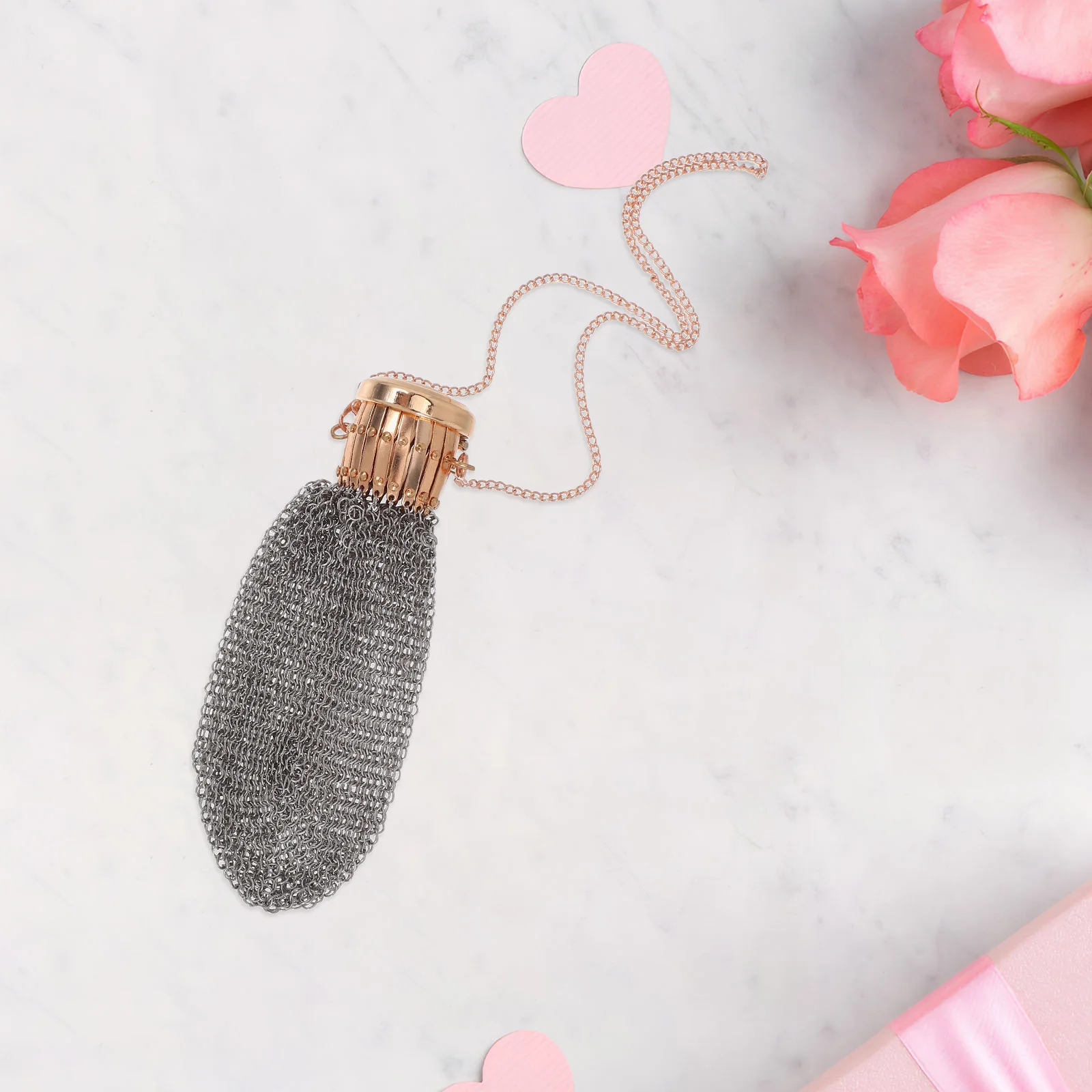 Vintage Coin Purse Metal Mesh Wallet Retro Clutch For Women Portable Travel Change Holder Small Treasure Box Twist Lid Closure