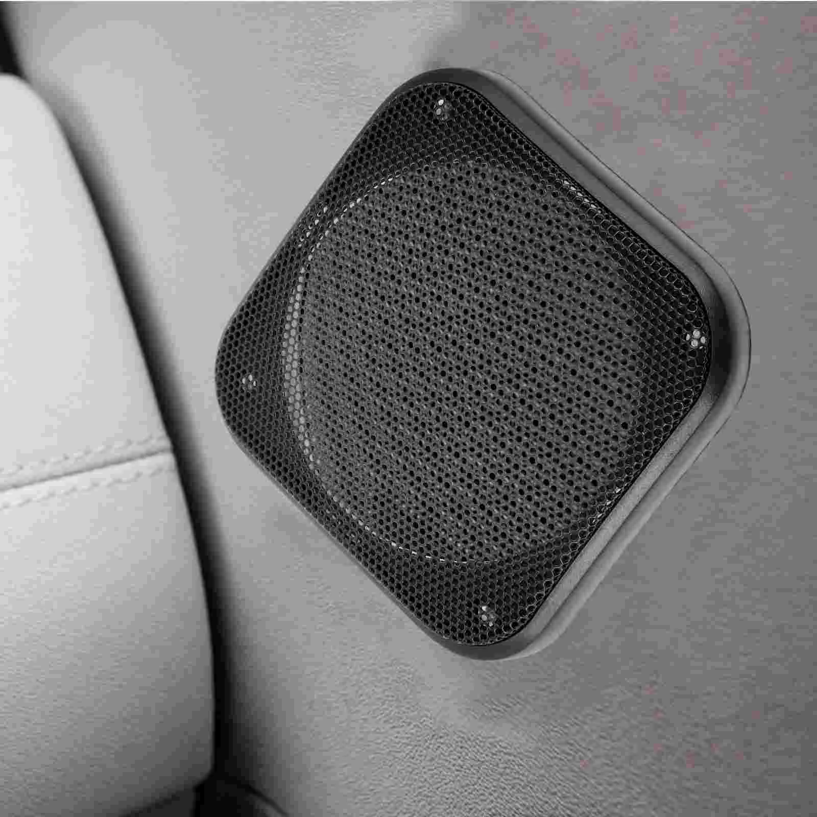 Grille de haut-parleur de voiture en maille, grilles de caisson de basses, couvertures en métal et plastique, accessoires, 2 pièces