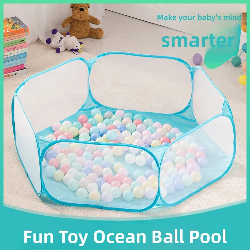 Tente pour enfants bébé océan piscine à balles clôture maison de jouets maison de jeu en filet à Six côtés maison de jeu pliable pour nourrissons et tout-petits