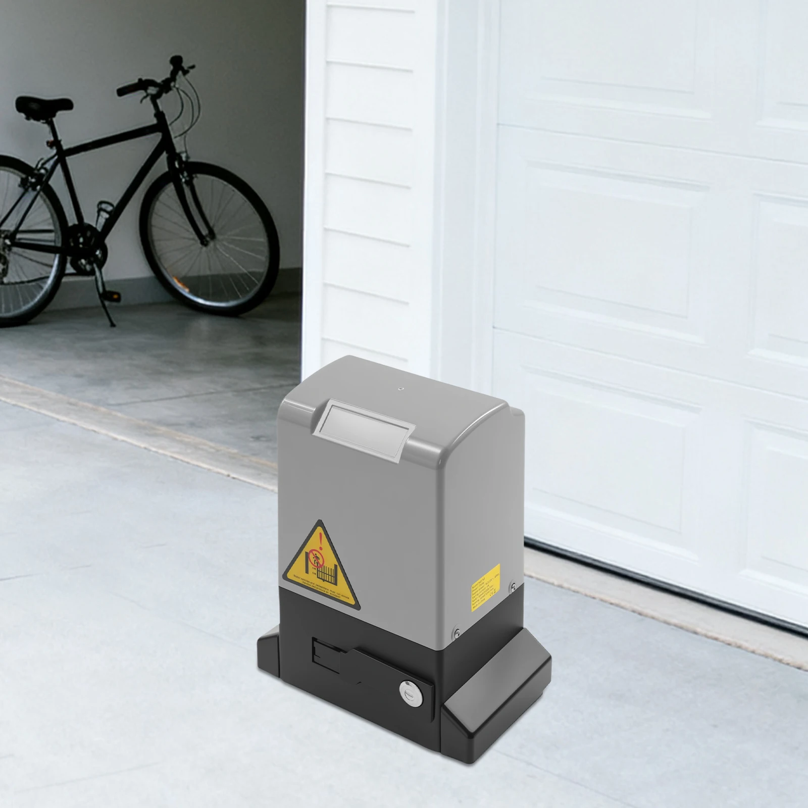 750W Automatic Sliding Gate Opener Motor 1800kg/3968 lbs Remote Control Gate Opener 1400rpm
