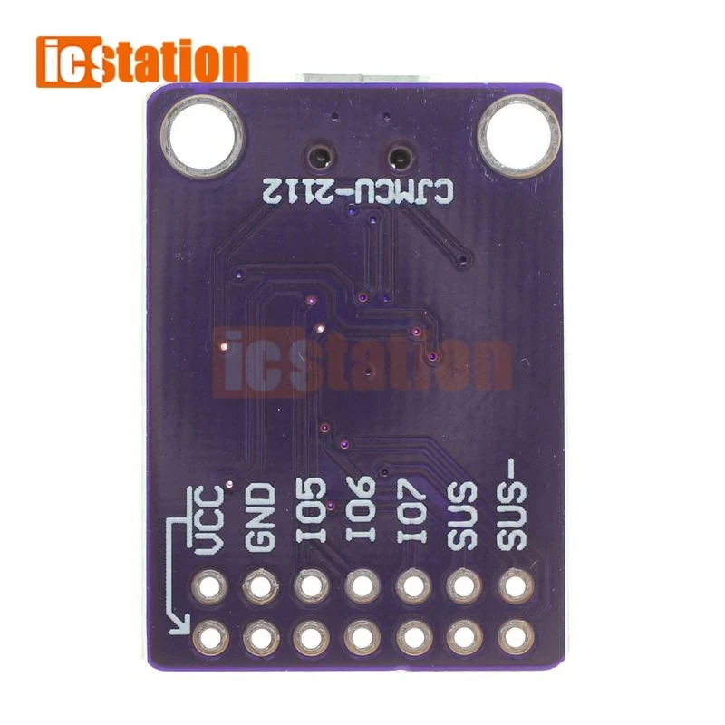 Placa de depuración CP2112, módulo de comunicación USB a SMBus I2C, Kit de evaluación MicroUSB 2112 2,0 para módulo de Sensor CCS811 para arduino