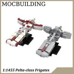 1:1455 Frigates with Stand Spaceship Model Display MOC Building Blocks Toys Birthday Gift