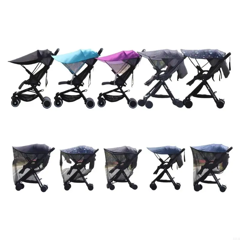 Couvre-soleil chariot parapluie poussettes pour bébé offrant une excellente A2ub