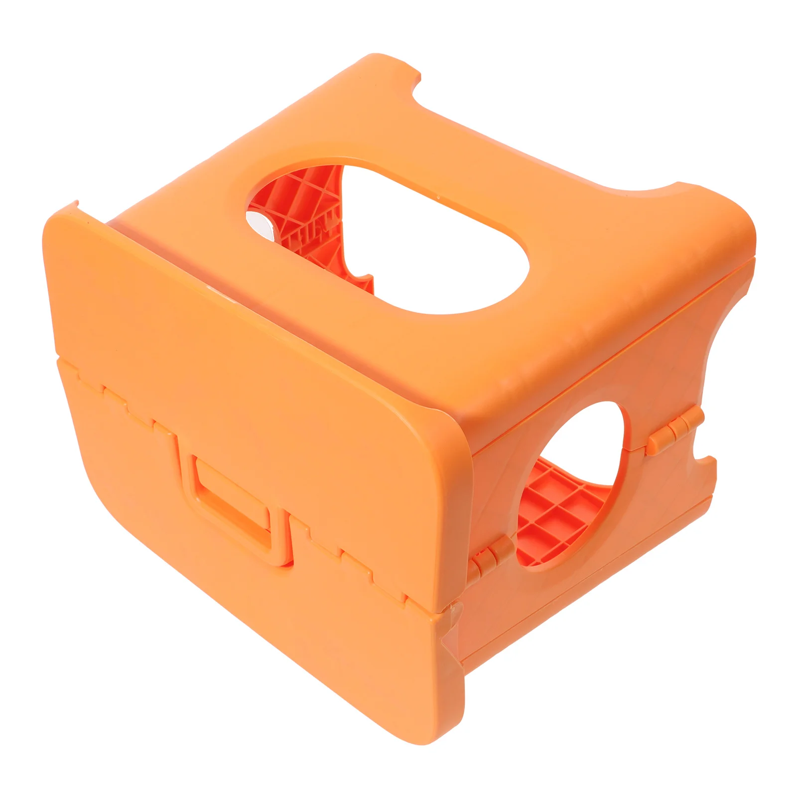 

Folding Chairs Bathroom Footrest Stool Step Foldable Orange Seat Collapsible Stools Child