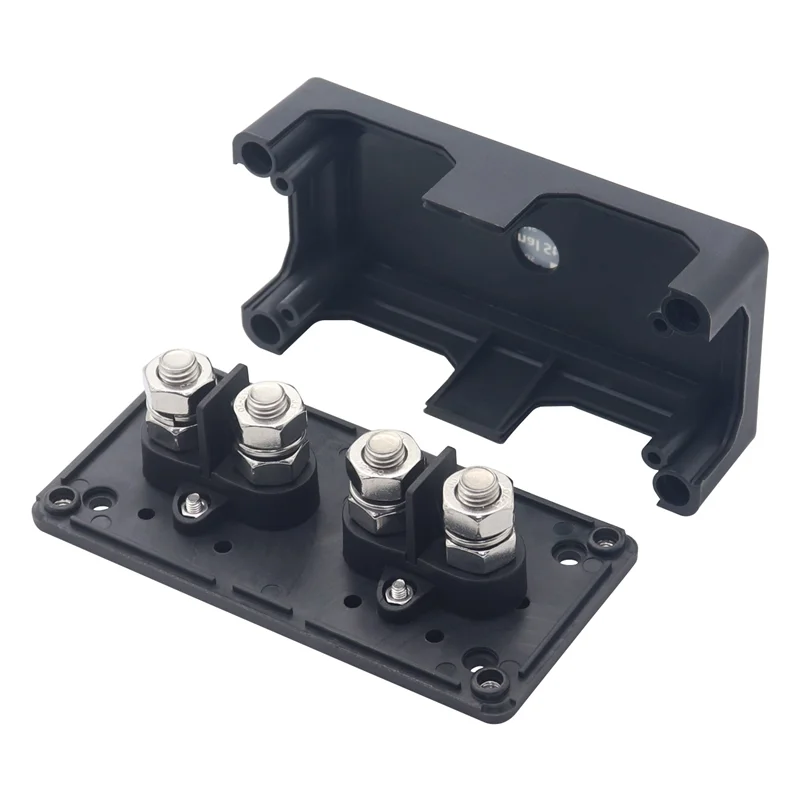 

Распределительный блок шины шины 200А, распределительный блок шины с 4 клеммными шпильками M10 (3/8 дюйма) для автомобиля, лодки на колесах