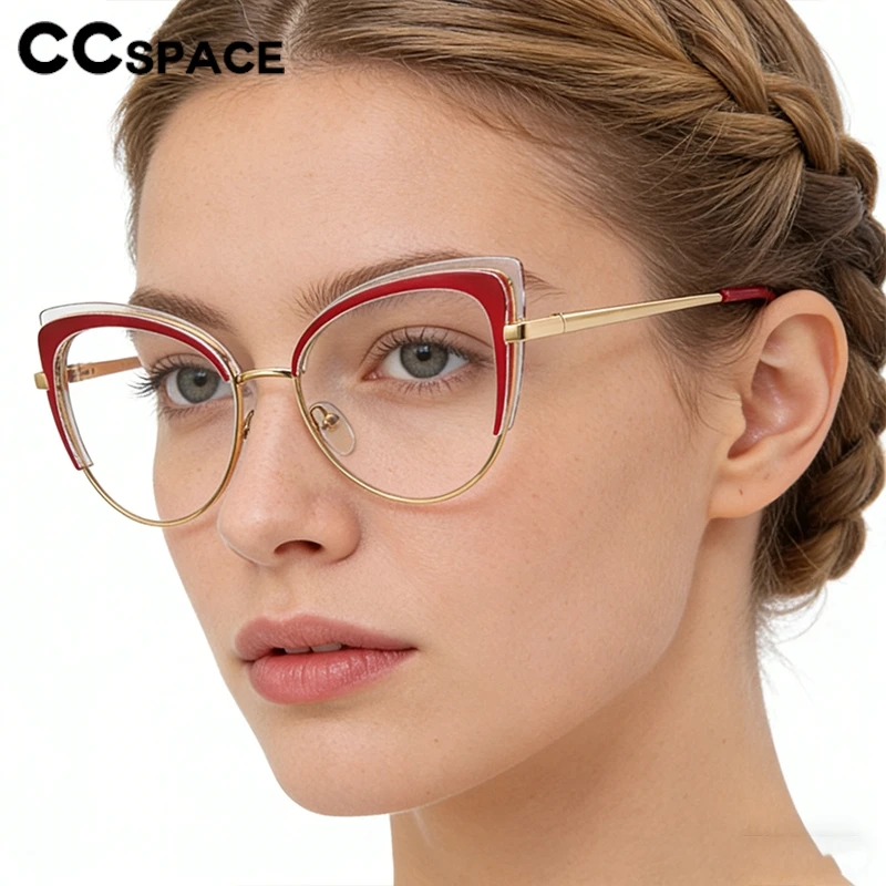 

Оправы для очков в стиле ретро, форма «кошачий глаз», с защитой от синего света, женские, TR90, модные компьютерные очки 53042E