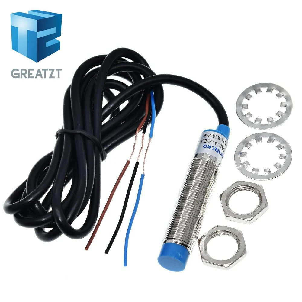 GREATZT LJ12A3-4-Z/BX LJ12A3-4-Z/BY New Inductive Proximity Sensor Detection Switch NPN DC 6-36V for Arduino