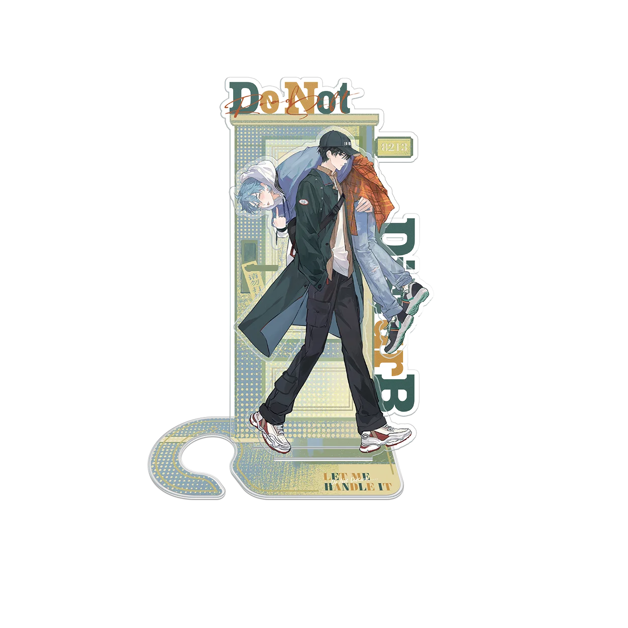 Wo Xing Rang Wo Shang Official Peripheral Luo Ri Zhi Yue Series Badge Stand Color Paper Laser Ticket Lu Boyuan VS Jian Rong