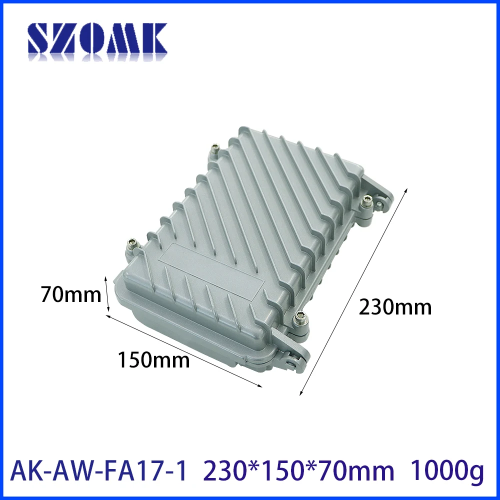 230x150x70mm Waterproof Ip65 Distribution Box Die Cast Heat Sink Aluminum Outdoor Telecom Electrical Enclosure