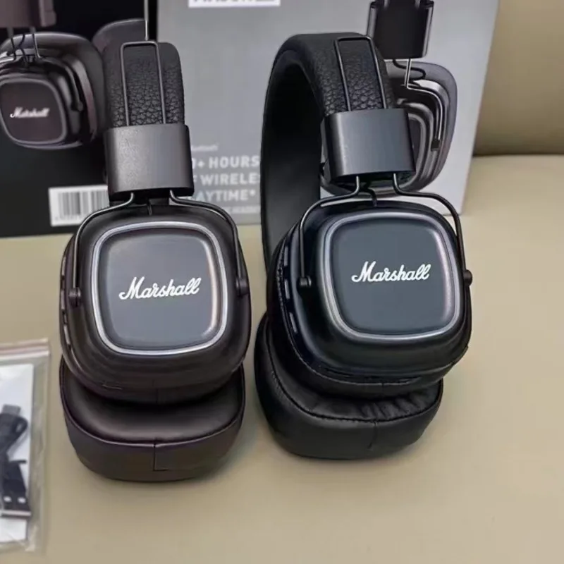 Marshall MAJOR IV Wireless Bluetooth Headphones Heavy Bass Foldable Earphones for Music Gaming with Microphone Headset