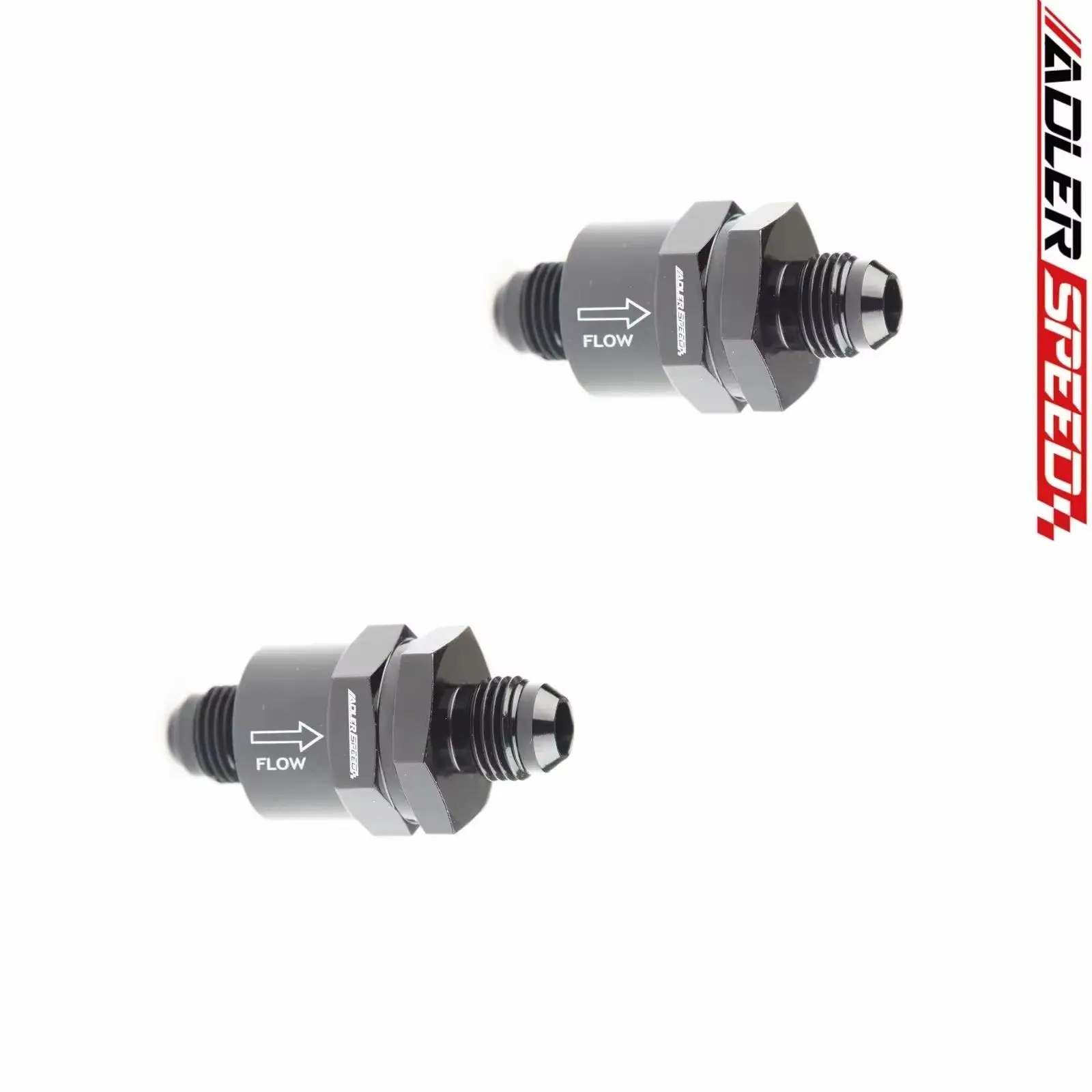 

AN6 -6AN Aluminium Non Return One Way Check Valve Fuel EFI Fitting Adapter Black