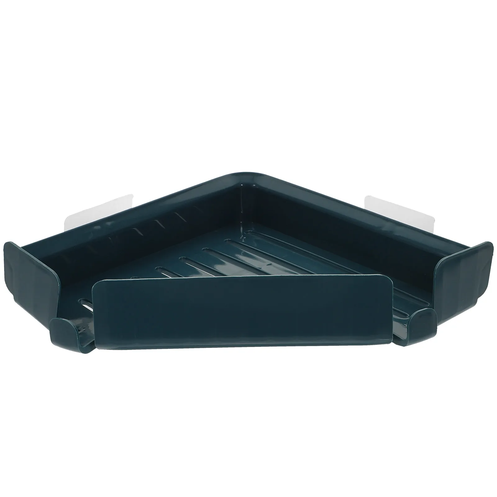 

Suction Cup Sink Storage Basket Plastic Triangular Drain Rack Hanging Organizer for Kitchen Bathroom Sponge Fruit Gadget Holder