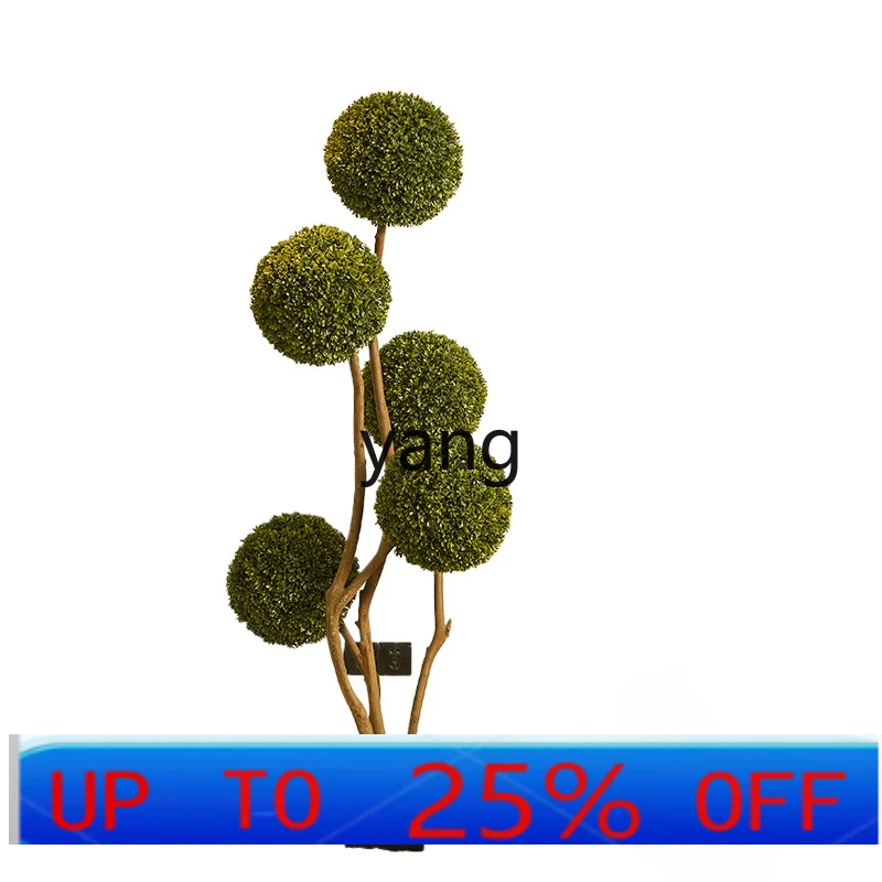 

LTT simulation green plant spherical indoor bionic plant advanced floor potted plant decoration