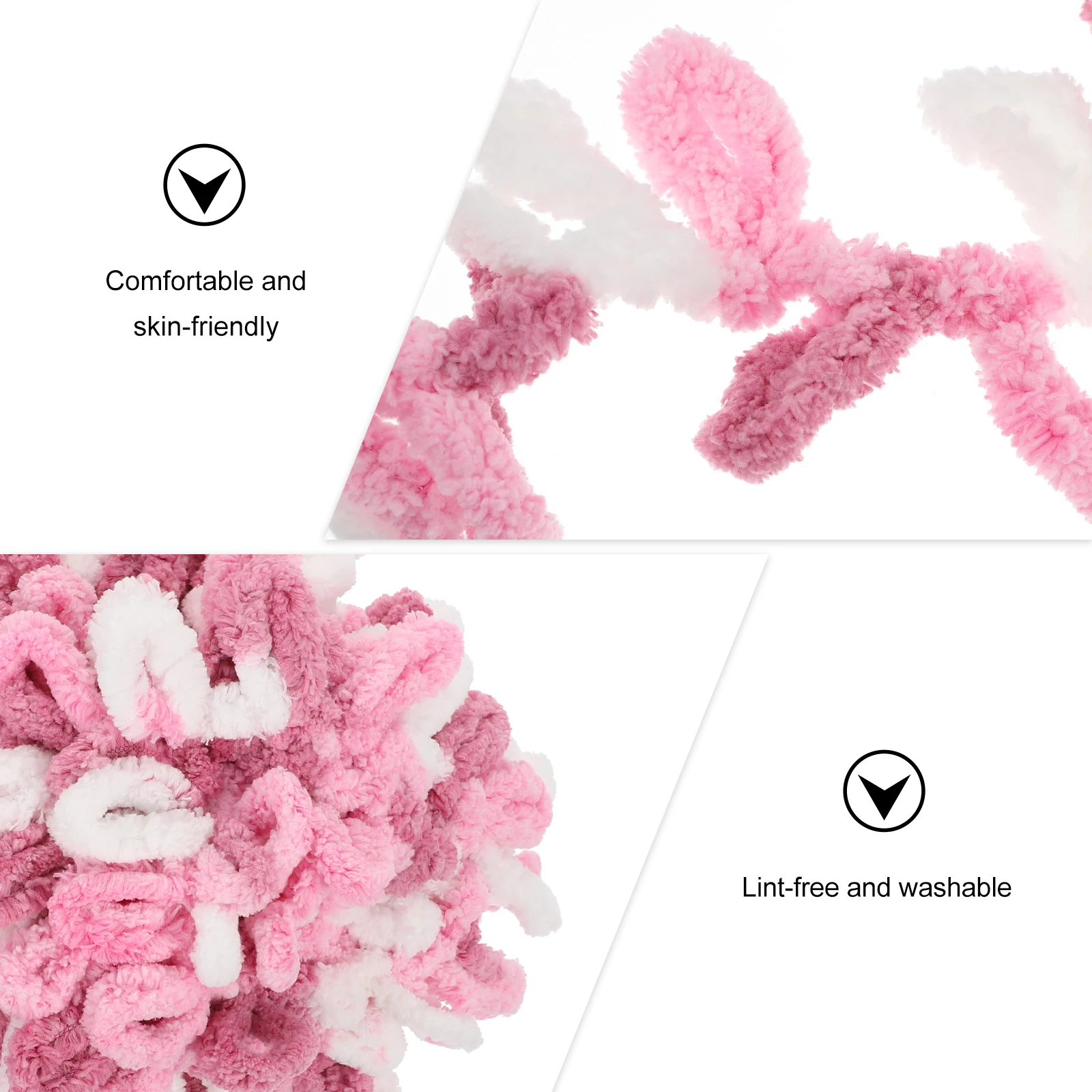 

Premium Polyester H Knitted Yarn Soft Blanket Woolen Projects DIY Accessories Crochet Supplies Thicken Wool
